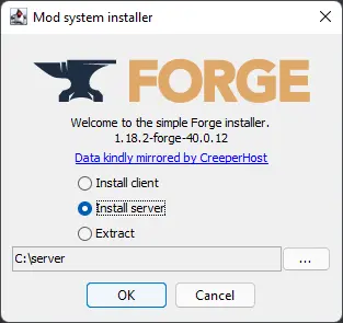 Forge Installer